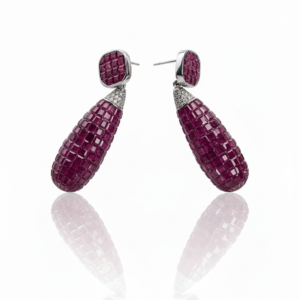 Ruby Cascade Earring