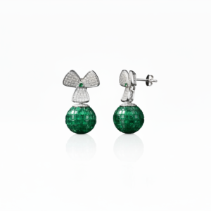 Emerald Orbit Earring
