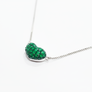 Emerald Heart Necklace