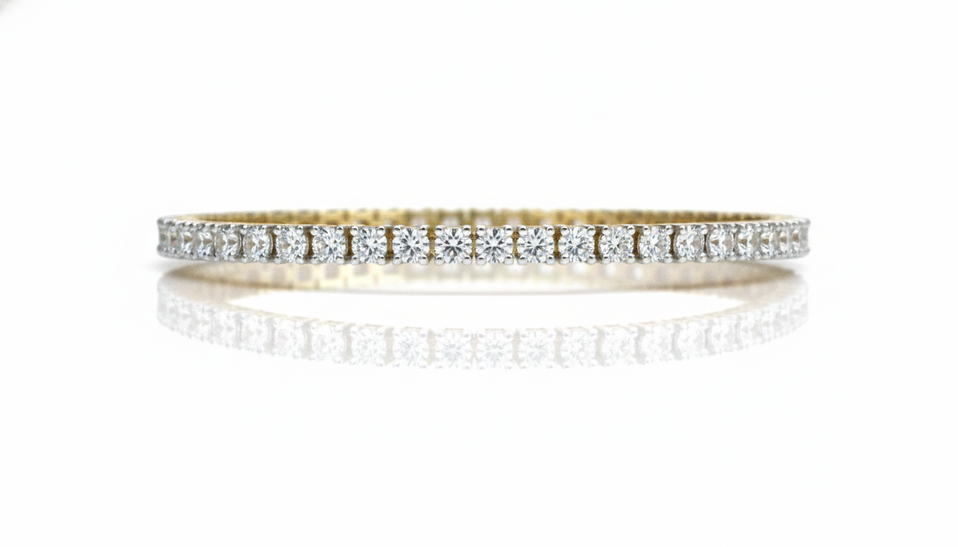 Eterna Spark Diamond Bangle - Image 4