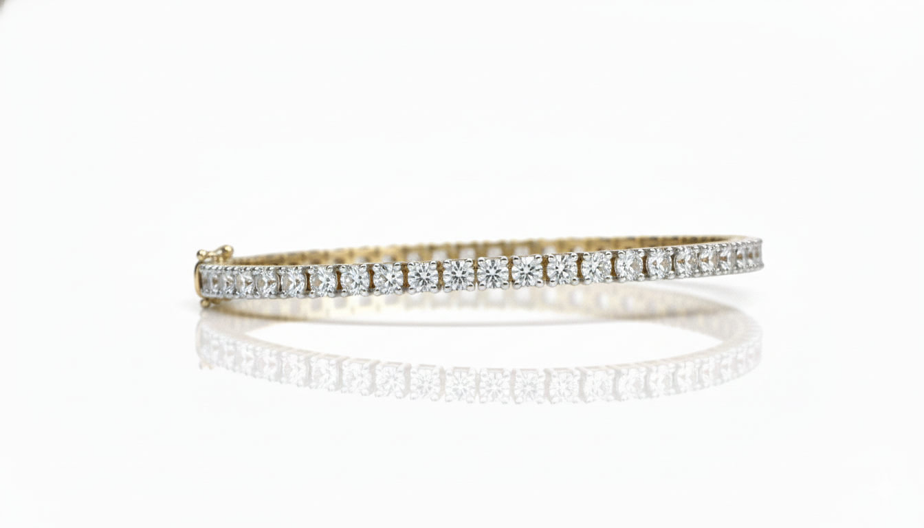 Eterna Spark Diamond Bangle - Image 3