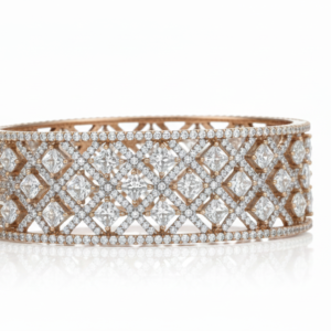 Regal Lattice Diamond Bangle