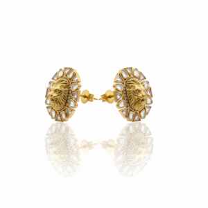 Lion Medallion Studs