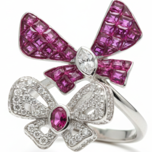 Ruby Bow Ring