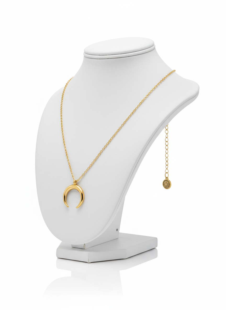 Moon Pendant Necklace - Image 3