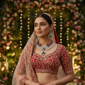 Gulnaar Emerald Royale Set