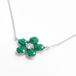 Emerald Bloom Necklace