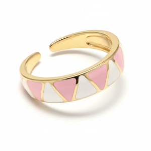 Enamel Cuff Ring
