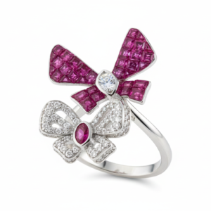 Ruby Bow Ring