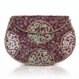 Celestia Mosaic Beaded Clutch