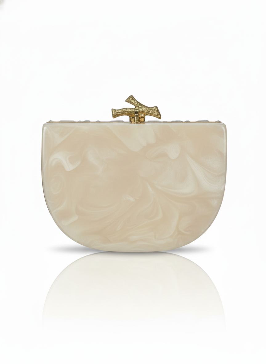 Marbled Gem Clutch Bags - Image 4