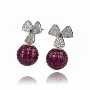 Ruby Radiance Earring