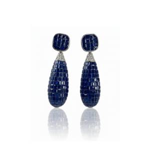 Royal Blue Drops Earring