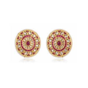Noor Chakra Silver Studs