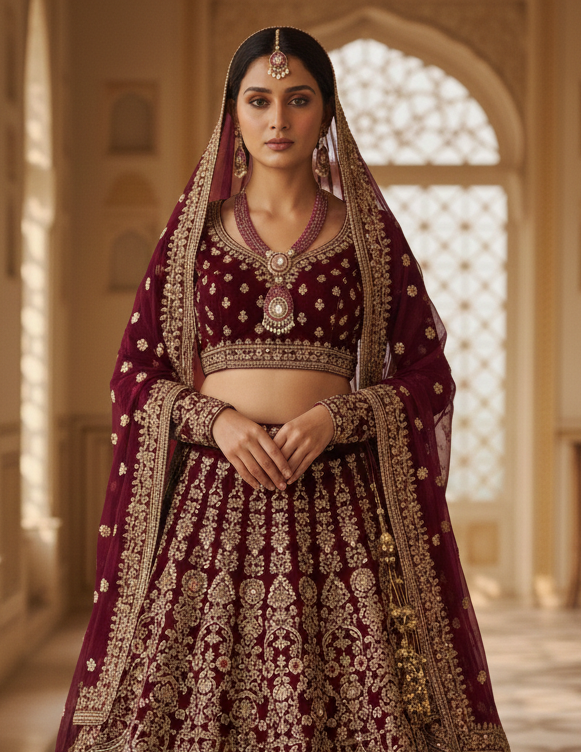 Ruhani Ruby Polki Necklace Set - Image 5