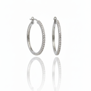 Classic Silver Hoop Earrings