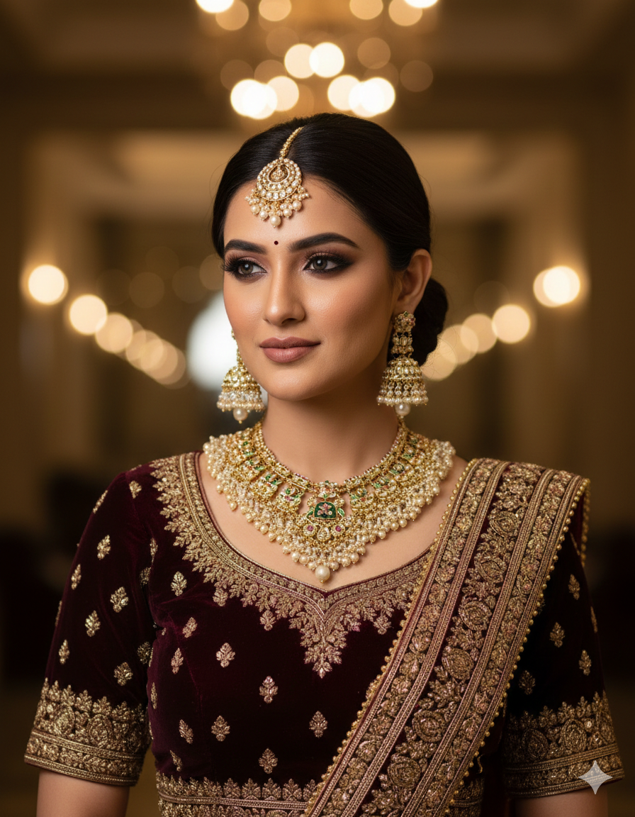 Mehreen Gulbahar Kundan Choker Set - Image 2
