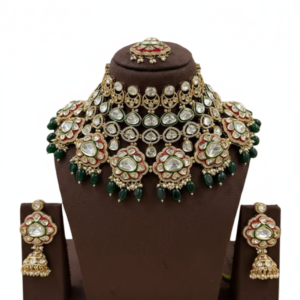 Zeenat-e-Mehfil Polki Choker Set