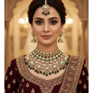 Zeenat-e-Mehfil Polki Choker Set