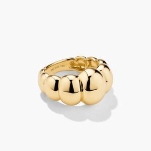 Polished Gold Dome Statement Ring
