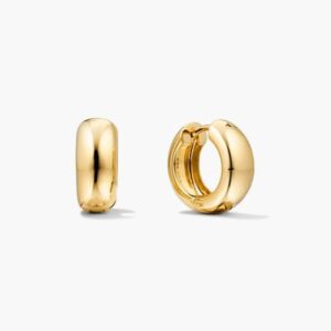 Eterna Classic Gold Hoops Earring