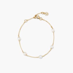 Perla Grace Gold Pearl Bracelet by Mohzevar
