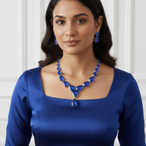 Sapphire Statement Set