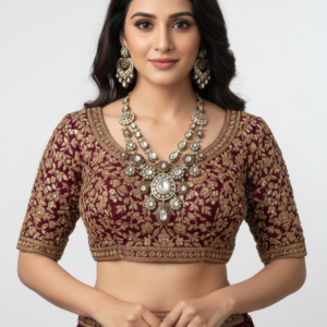 Kundan Polki Bridal Necklace Set