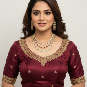 Kundan Polki Necklace Set