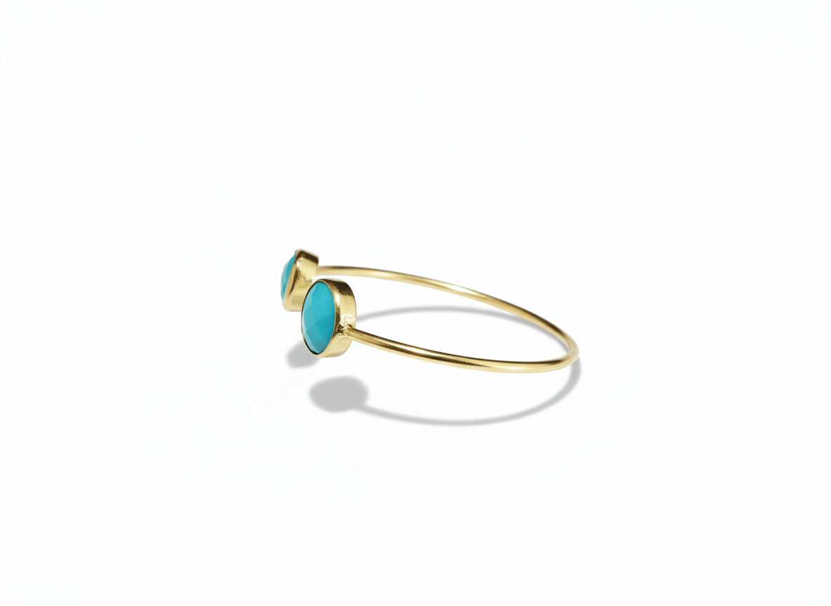 Turquoise Open Bracelet - Image 4