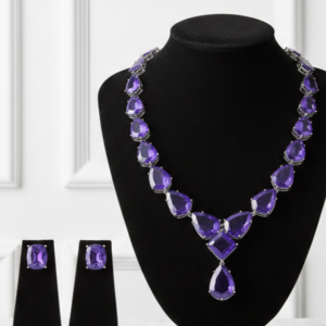 Amethyst Teardrop Set