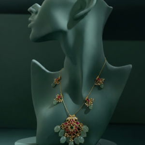 Antique Ruby Emerald Guttapusalu