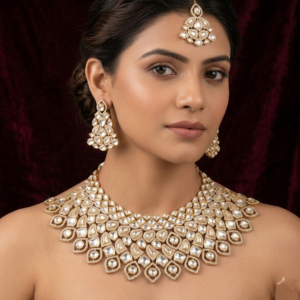 Bridal Kundan Polki Jewelry Set