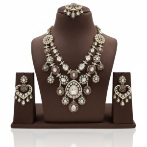 Kundan Polki Bridal Necklace Set