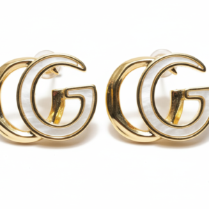 Curve Monogram Studs