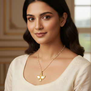 Heritage Navratna Style Necklace Set