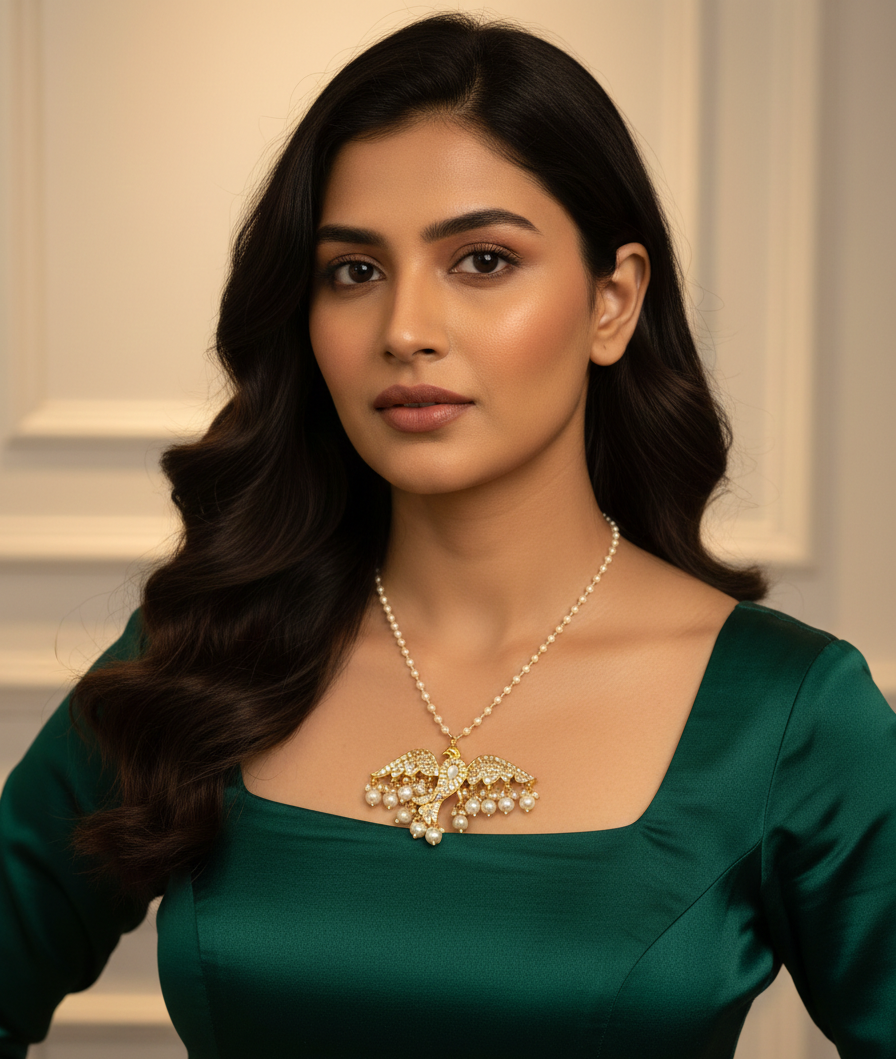 Pearl Phoenix Pendant - Image 2