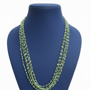 Emerald Mist Multi-Strand Necklace
