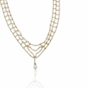 Triple-Strand Pearl Festoon