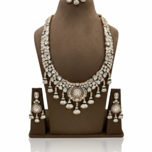 Royal Kundan Polki Bridal Necklace Set