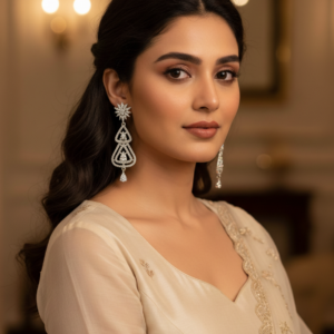 Lunara Crystal Chandelier Earrings