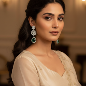 Verde Royale Drop Earrings