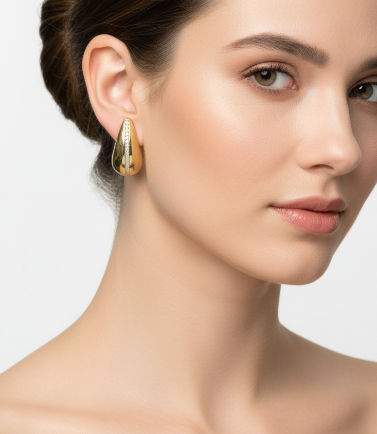 Huggie Hoop Earrings - Image 2