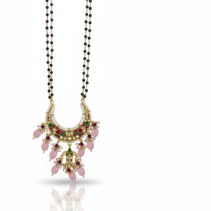 Contemporary Crescent Mangalsutra Necklace