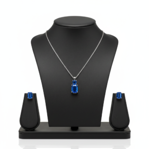 Emerald Cut Sapphire Set