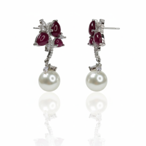 Imperial Emerald & Polki Heritage Chandbalis