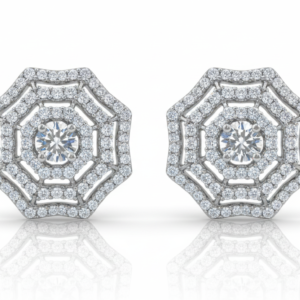 Regal Kundan & Emerald Crescent Chandbalis