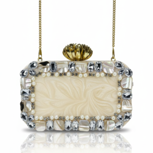 Banjara Spirit Embroidered Mirror-Work Clutch