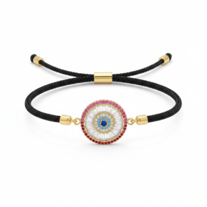 High-Polish White Gold Duo-Chain Curb Link Bracelet