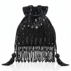 Midnight Sequin Beaded Potli Bag